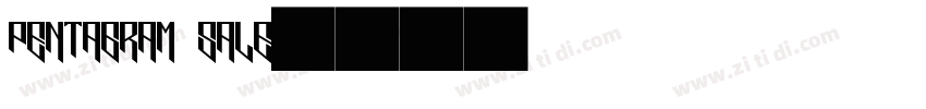 pentagram sale字体转换